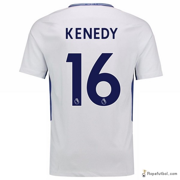 Camiseta Chelsea Replica Segunda Ropa Kenedy 2017/18